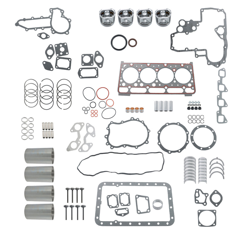 DURAFORCE For Kubota V2403 IDI V2403T V2403MDI Overhaul Rebuild Kit Engine Bobcat S150