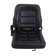 DURAFORCE Adjustable Backrest Slide PVC Leather Suspension Forklift Tractor Seat US