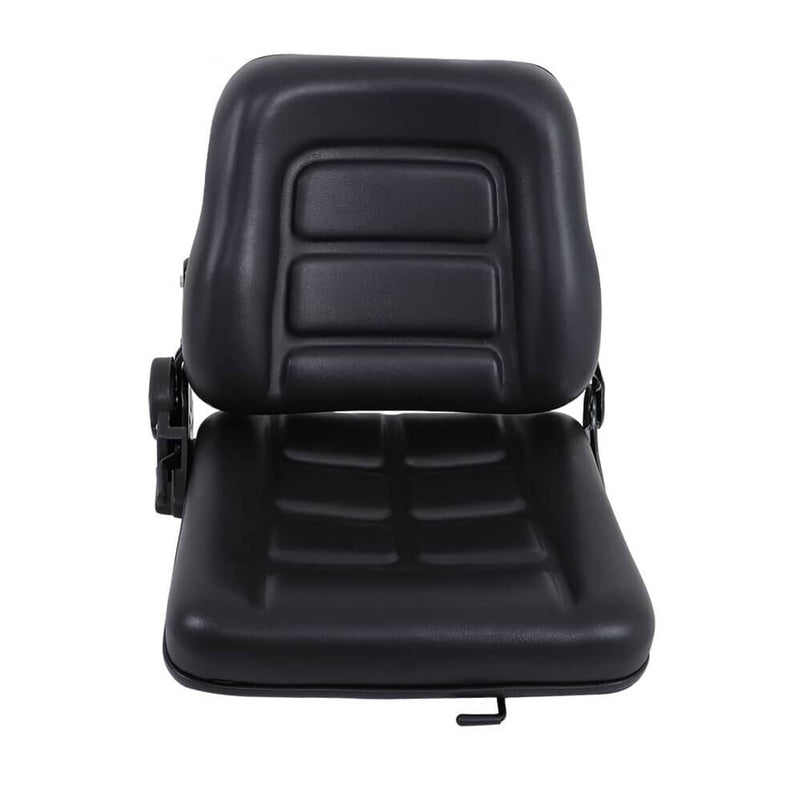 DURAFORCE Adjustable Backrest Slide PVC Leather Suspension Forklift Tractor Seat US