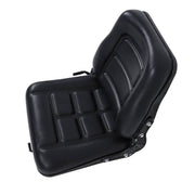 DURAFORCE Adjustable Backrest Slide PVC Leather Suspension Forklift Tractor Seat US