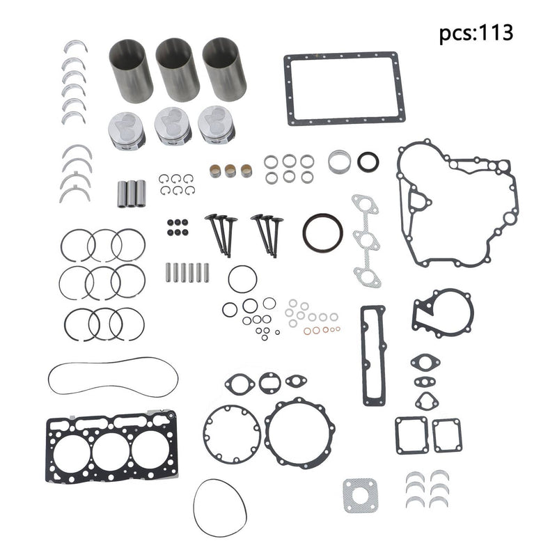 DURAFORCE D1105 Overhaul Rebuild Kit For Kubota D1105 Engine KX41 KX41H RTV1100 Excavator