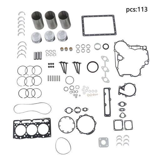 DURAFORCE D1105 Overhaul Rebuild Kit For Kubota D1105 Engine KX41 KX41H RTV1100 Excavator