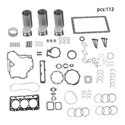 DURAFORCE D1105 Overhaul Rebuild Kit For Kubota D1105 Engine KX41 KX41H RTV1100 Excavator