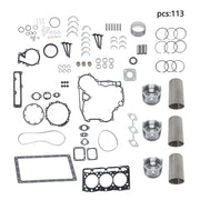 DURAFORCE D1105 Overhaul Rebuild Kit For Kubota D1105 Engine KX41 KX41H RTV1100 Excavator
