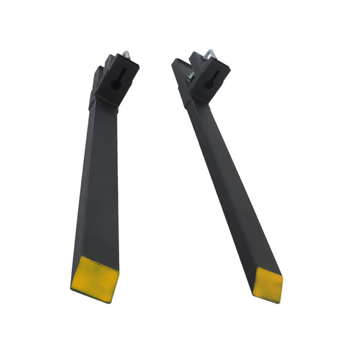 DURAFORCE Clamp On Bucket Loader Attachment Skid Steer Tractor Pallet Forks 60" 4000Lbs