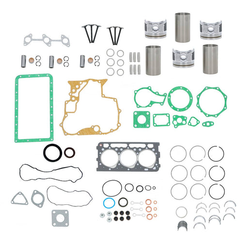 DURAFORCE Overhaul Rebuild Kit 3 Cylinders For Kubota D902 Engine RTV900G RTV900G9