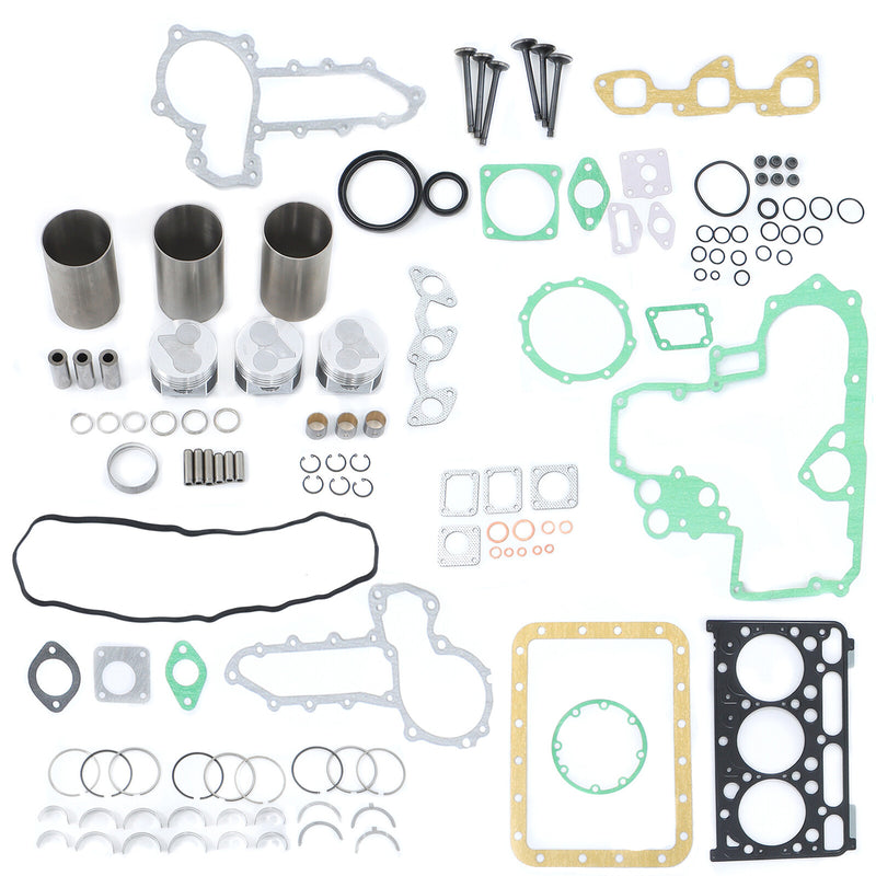 DURAFORCE D1703 D1703E Engine Rebuild Kit For Kubota L3300DT L3410DT KL265 KL280 Tractor