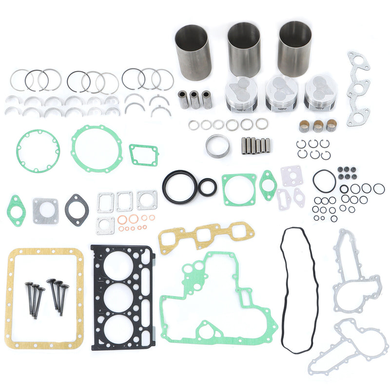 DURAFORCE D1703 D1703E Engine Rebuild Kit For Kubota L3300DT L3410DT KL265 KL280 Tractor