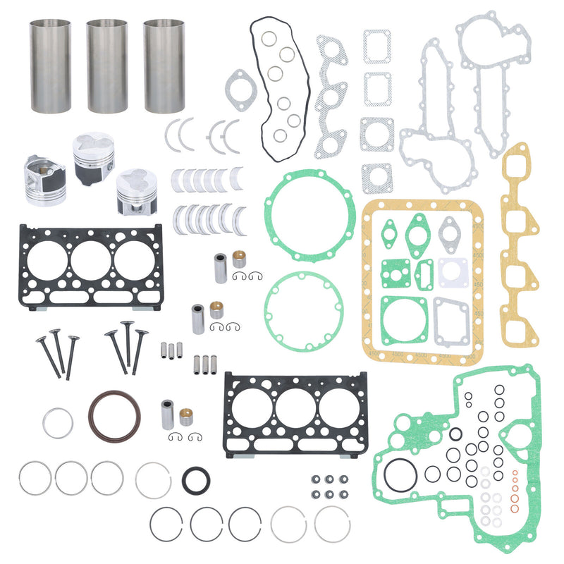 DURAFORCE D1503 Overhaul Rebuild Kit Fits For Kubota D1503 Engine Tractor L2900 L3000