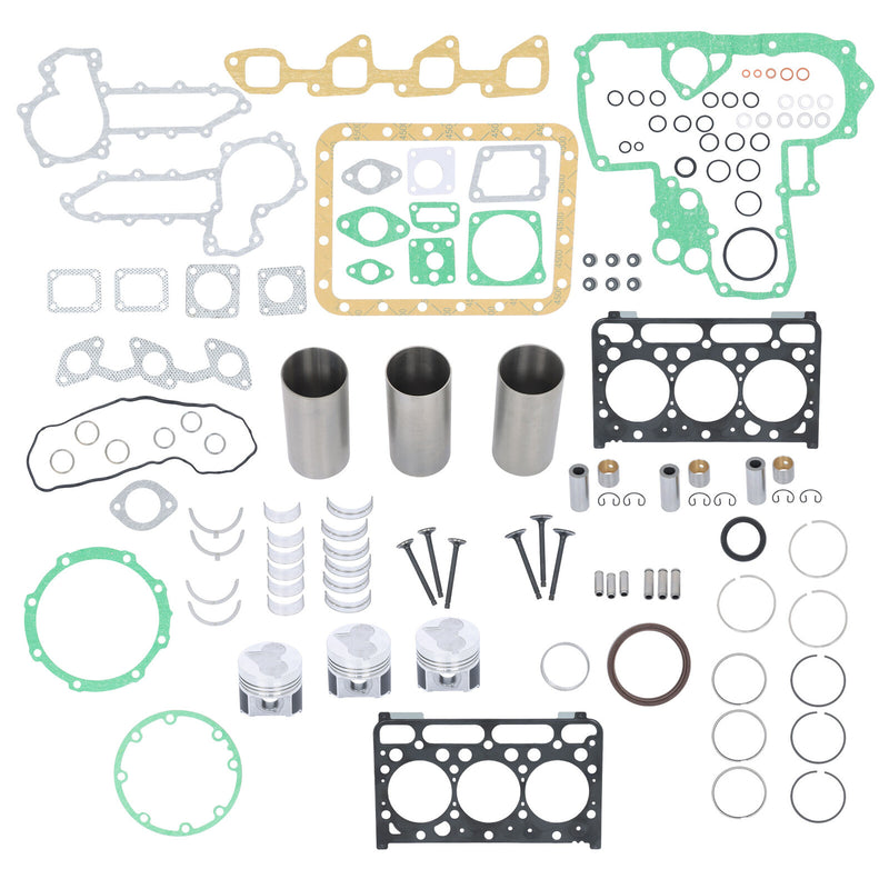 DURAFORCE D1503 Overhaul Rebuild Kit Fits For Kubota D1503 Engine Tractor L2900 L3000