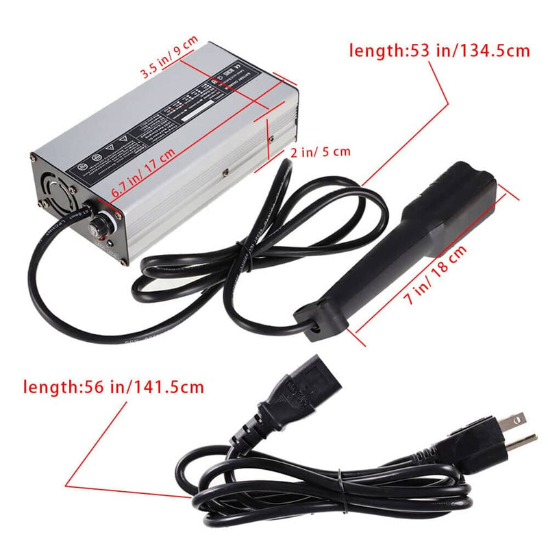 DURAFORCE Battery Charger 48V 48 VOLT 6A 3 PIN For 2007-Up Yamaha Golf Cart Drive G29