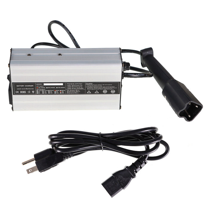 DURAFORCE Battery Charger 48V 48 VOLT 6A 3 PIN For 2007-Up Yamaha Golf Cart Drive G29