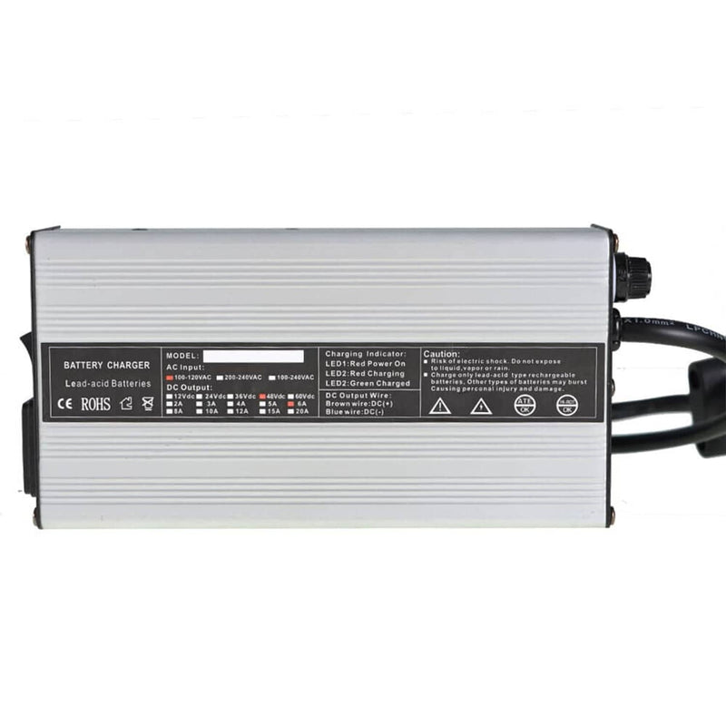 DURAFORCE Battery Charger 48V 48 VOLT 6A 3 PIN For 2007-Up Yamaha Golf Cart Drive G29