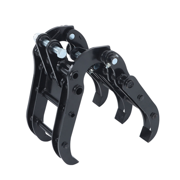 DURAFORCE Universal Excavator Grapple Bucket - Wide Jaw Claw Attachment for Mini Diggers