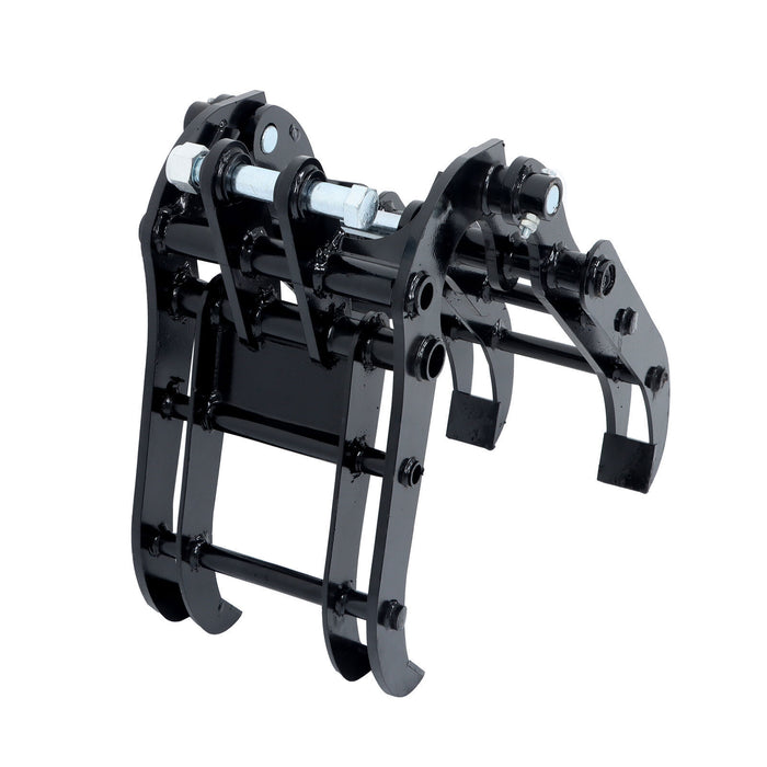 DURAFORCE Universal Excavator Grapple Bucket - Wide Jaw Claw Attachment for Mini Diggers