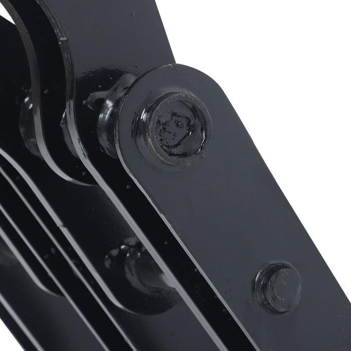 DURAFORCE Universal Excavator Grapple Bucket - Wide Jaw Claw Attachment for Mini Diggers