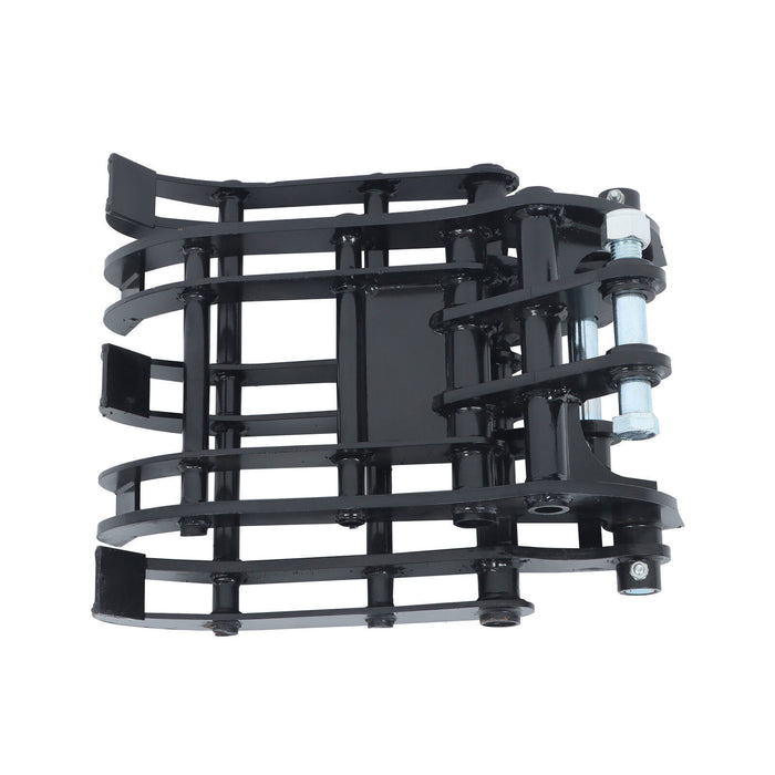 DURAFORCE Universal Excavator Grapple Bucket - Wide Jaw Claw Attachment for Mini Diggers