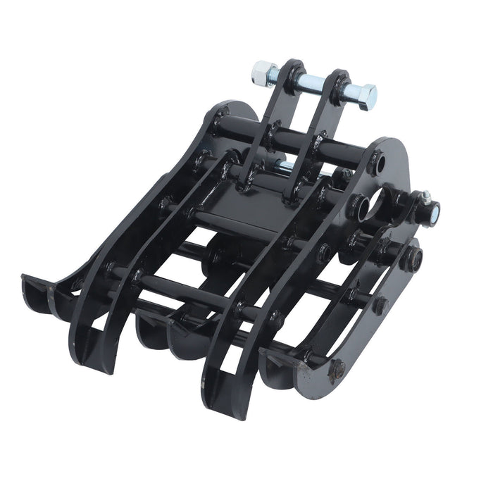 DURAFORCE Universal Excavator Grapple Bucket - Wide Jaw Claw Attachment for Mini Diggers