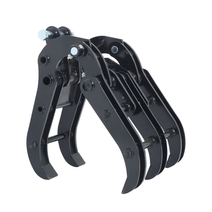 DURAFORCE Universal Excavator Grapple Bucket - Wide Jaw Claw Attachment for Mini Diggers