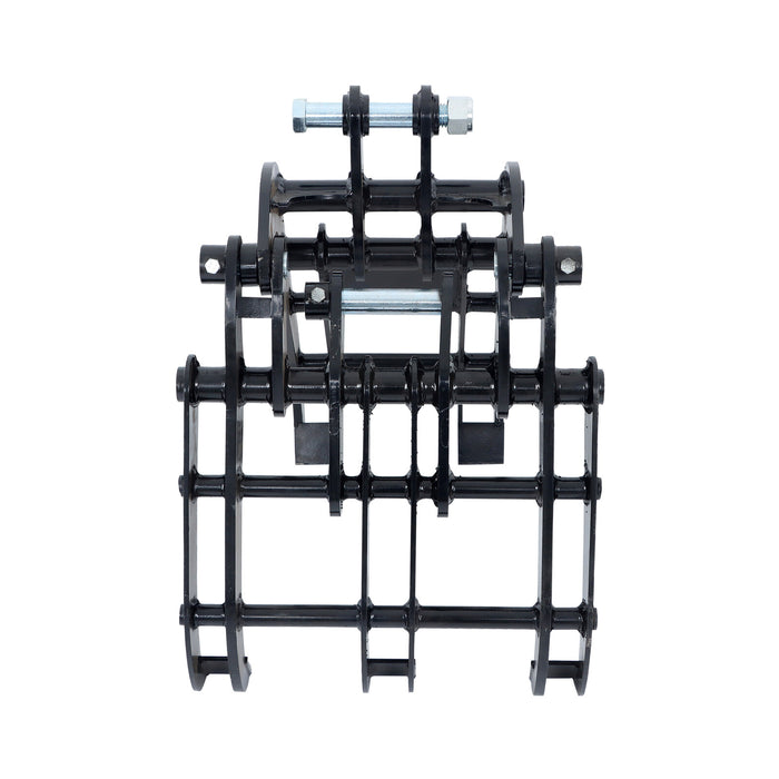 DURAFORCE Universal Excavator Grapple Bucket - Wide Jaw Claw Attachment for Mini Diggers