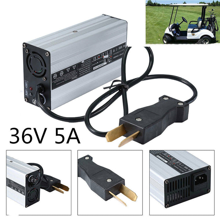 DURAFORCE 36V 5A Golf Cart Battery Charger Fit For Club Car DS EZgo TXT Yamaha