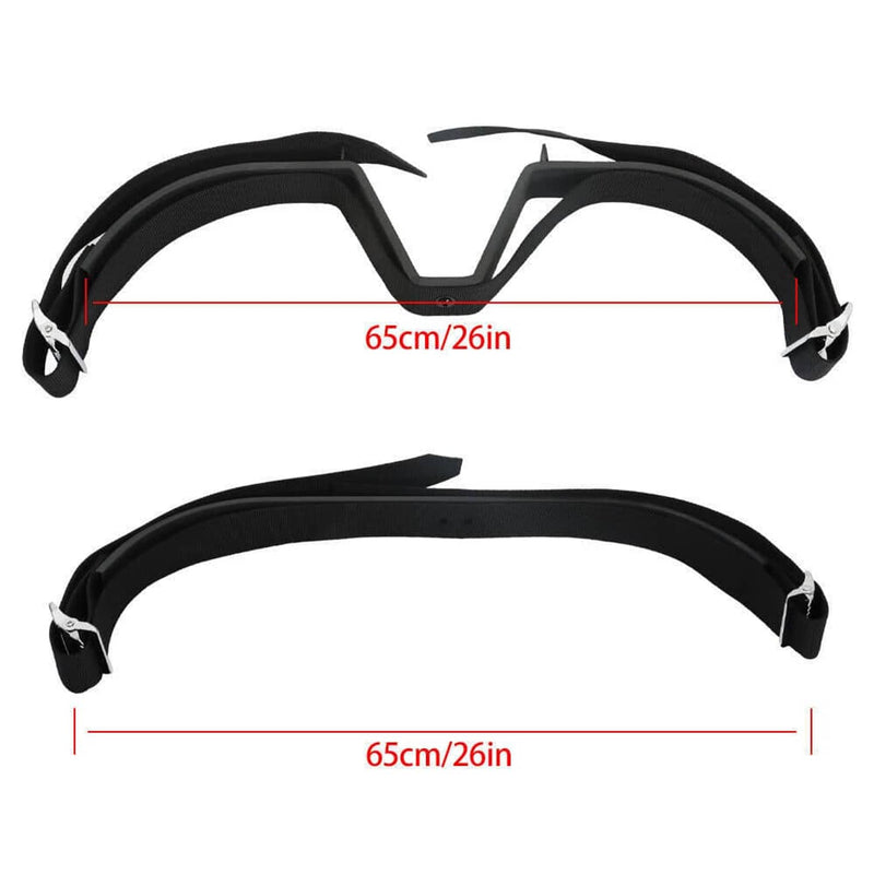 DURAFORCE Golf Rear Seat Golf Bag Holder For Club Car E-Z-Go Yamaha Universal Attachment