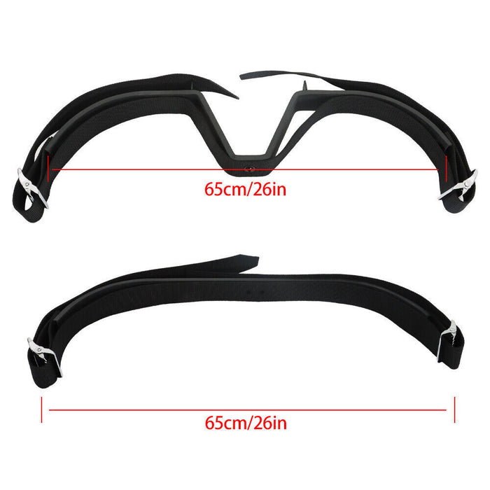 DURAFORCE Golf Rear Seat Golf Bag Holder For Club Car E-Z-Go Yamaha Universal Attachment