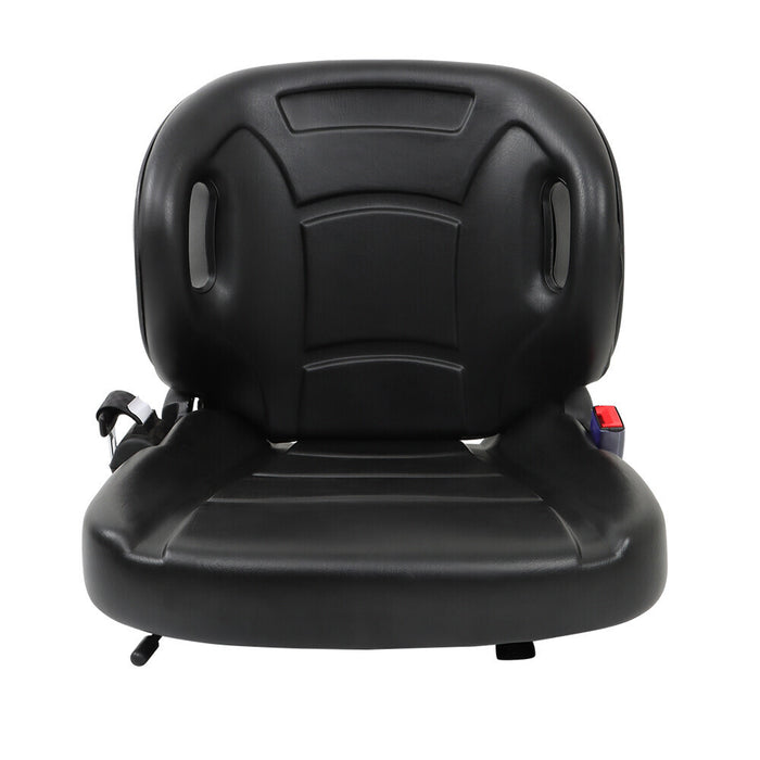 DURAFORCE Universal Forklift Seat w/ Seatbelt & Switch, Adjust Backrest