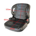 DURAFORCE Universal Forklift Seat w/ Seatbelt & Switch, Adjust Backrest