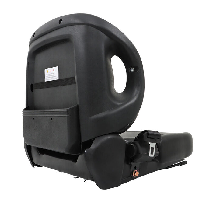 DURAFORCE Universal Forklift Seat w/ Seatbelt & Switch, Adjust Backrest