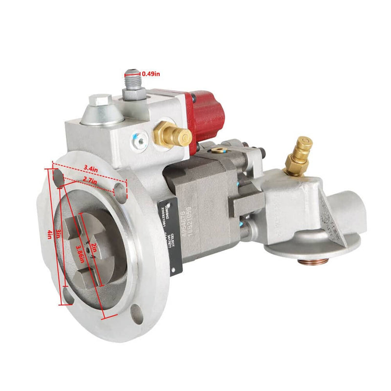 DURAFORCE Unused Fuel Pump For Cummins Engine N14 M11 ISM11 with base 3090942 3417677