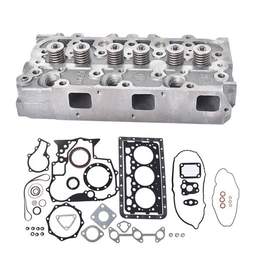 DURAFORCE Complete Cylinder Head with Valves & Full Gasket Kit Fit For Kubota D902 RTV900