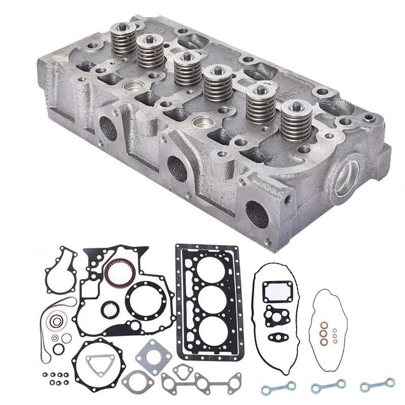 DURAFORCE Complete Cylinder Head with Valves & Full Gasket Kit Fit For Kubota D902 RTV900
