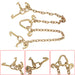 DURAFORCE NEW Chain V Bridle w/ RJT Hook Tow Truck Winch Cable Pull Wrecker