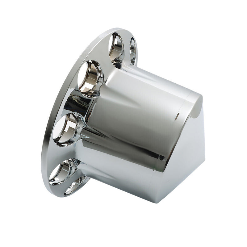 DURAFORCE Chrome Semi Trucks Hub Cover Wheel Set Rear 33mm Nut Covers Spike USA