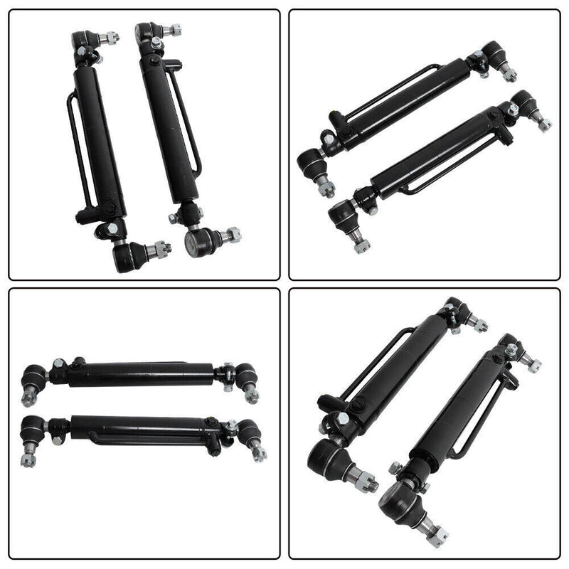 DURAFORCE D128454 D84800 2X Power Steering Cylinder Compatible For Case 580C 580D 580