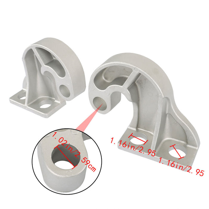 DURAFORCE 2×"J" Pivot Bracket Lower Hook Kit Pivot Assembly For Peterbilt 379 / 378 /377