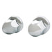 DURAFORCE Chrome 33mm Lug Nut Covers Push-on Bullet Flanged For Semi Trucks Pack of 40