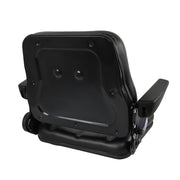 DURAFORCE Universal Folding Seat For Tractor And Forklift With Slide/ Armrest/ Seatbelt