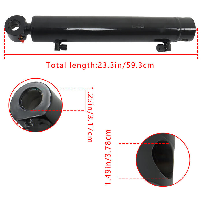 DURAFORCE 2× Hydraulic Tilt Cylinder 7117174 For Bobcat S150 S160 S175 773 T180 T190
