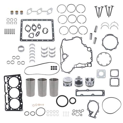 DURAFORCE D1305 Engine Overhaul Rebuild Kit With Valve for Kubota D1305 B2650 ZD331P