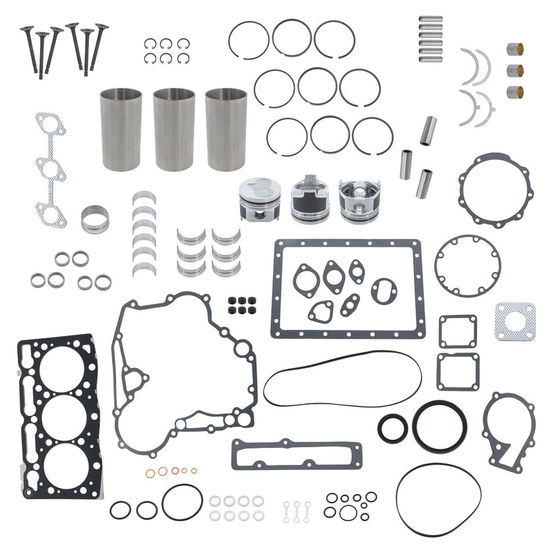 DURAFORCE D1305 Engine Overhaul Rebuild Kit With Valve for Kubota D1305 B2650 ZD331P