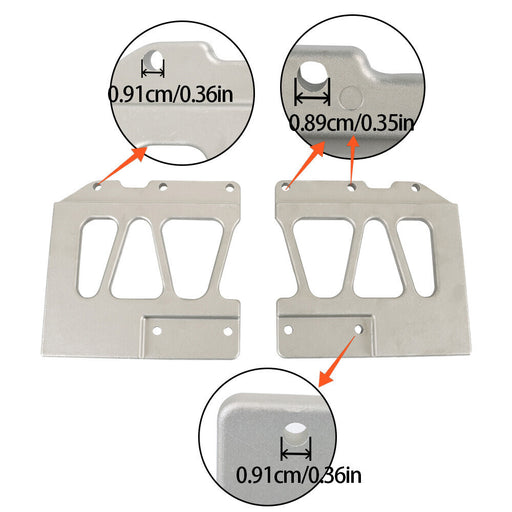 DURAFORCE 13-04286R 13-04286L Hinge Hood Upper Pivot Bracket For Peterbilt 357 377 378 379