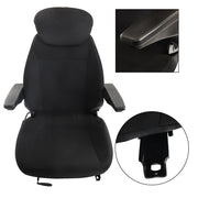 DURAFORCE Black Seat Assembly For New Holland Loader Backhoe 555 555A 555B 555C 555D 555E