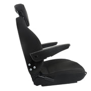 DURAFORCE Black Seat Assembly For New Holland Loader Backhoe 555 555A 555B 555C 555D 555E