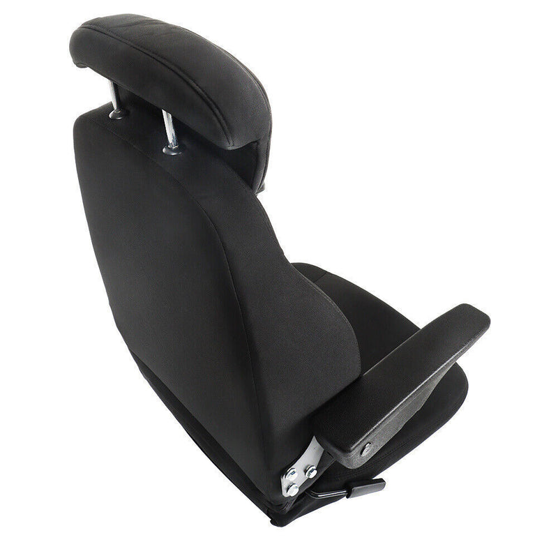 DURAFORCE Black Seat Assembly For New Holland Loader Backhoe 555 555A 555B 555C 555D 555E