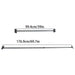 DURAFORCE Adjustable from 40" to 73" Cargo Bar Truck Bed Bar 220 lbs Capacity Adjustable