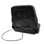 DURAFORCE Forklift Seat Fold Down Tractor Seat with Adjustable Angle Back Universal