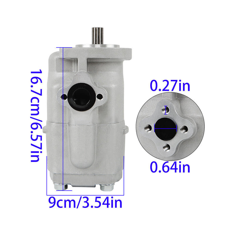 DURAFORCE 31351-76300 Hydraulic Pump Assy For Kubota Tractor L2250 L2850 L2950 L3250 L3650