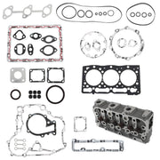 DURAFORCE Complete Cylinder Head w/ Valves Gasket Kit For Kubota D1305 B26 FZ2400 RTV1100